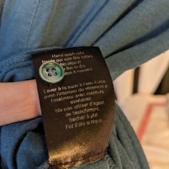 Aritzia Babaton teal vneck blouse xxs - Picture 4 of 6